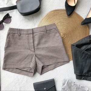 Plaid Houndstooth shorts